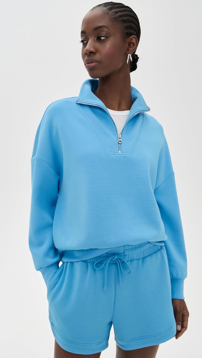 image:imageVarley Womens Hawley Half Zip SweaterAzure Blue