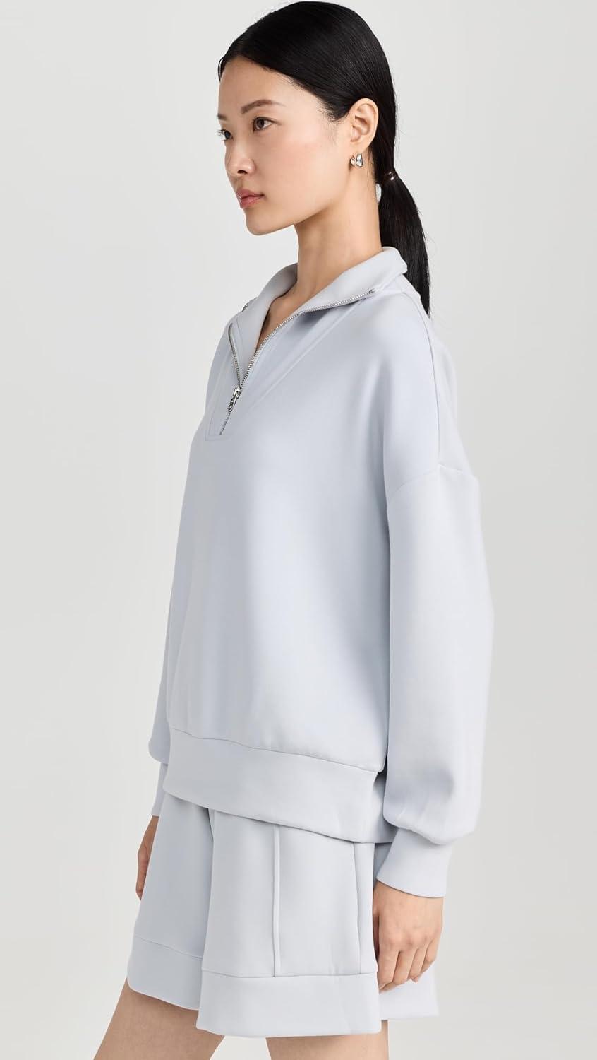 image:imageVarley Womens Hawley Half Zip SweaterGrey Dawn