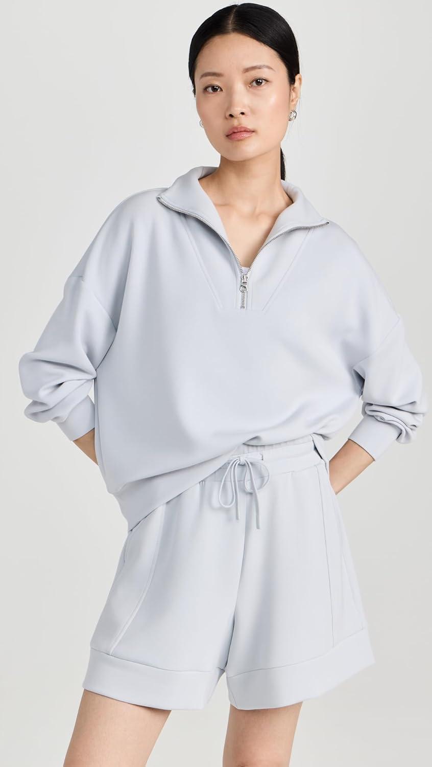 image:imageVarley Womens Hawley Half Zip SweaterGrey Dawn