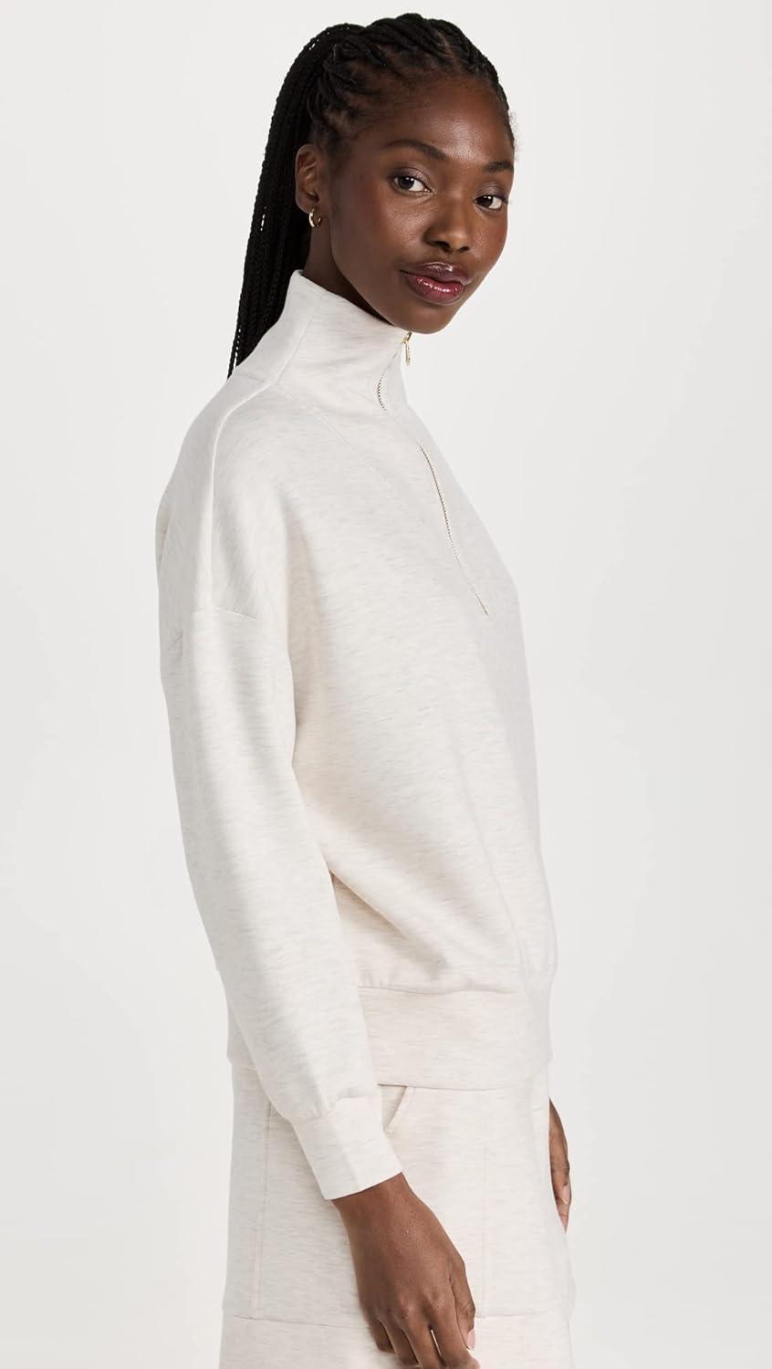 image:imageVarley Womens Hawley Half Zip SweaterIvory Marl