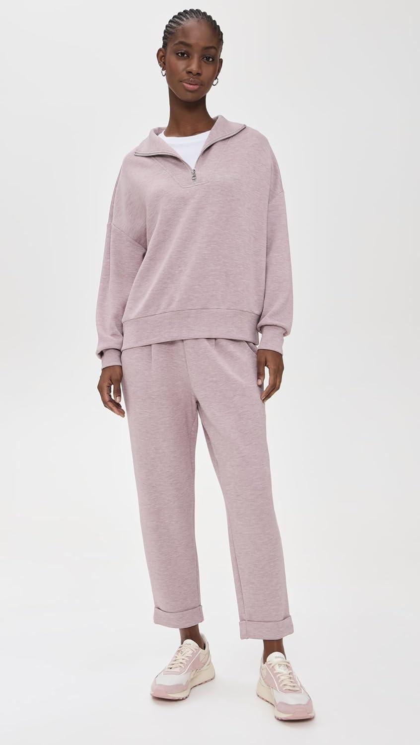image:imageVarley Womens Hawley Half Zip SweaterMauve Marl