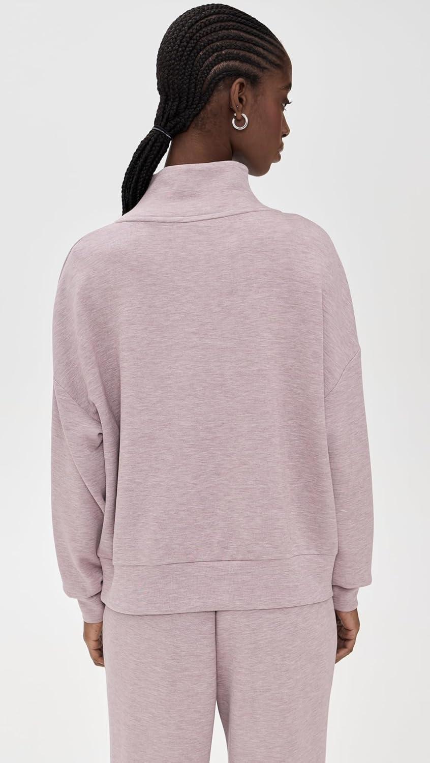 image:imageVarley Womens Hawley Half Zip SweaterMauve Marl