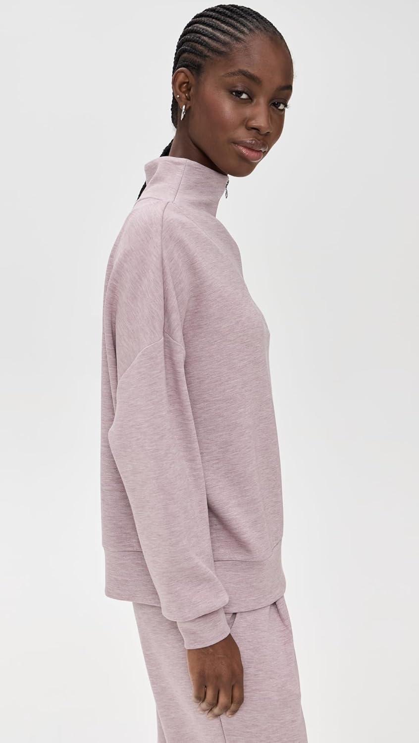 image:imageVarley Womens Hawley Half Zip SweaterMauve Marl