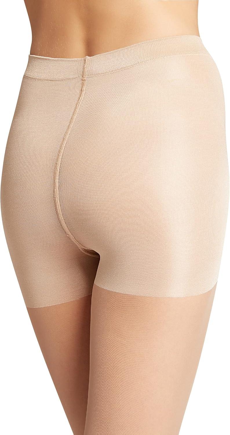 image:imageWolford Individual 10 Control Top Tights For Women Sheer Support Pantyhose Waist Sculpting Cotton Gusset Soft WaistbandCosmetic