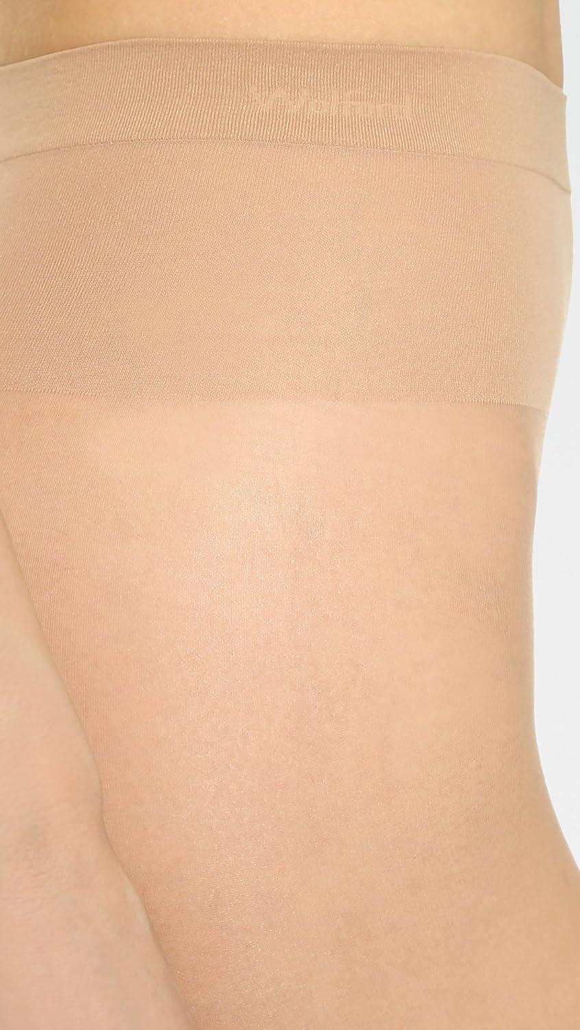 image:imageWolford Individual 10 Control Top Tights For Women Sheer Support Pantyhose Waist Sculpting Cotton Gusset Soft WaistbandFairly Light