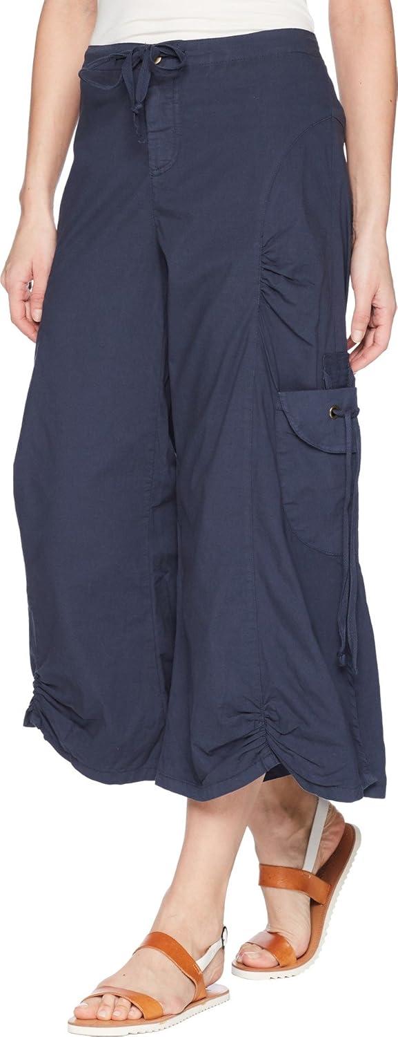 image:imageXCVI Womens Cargo Gaucho CropAnchor Navy