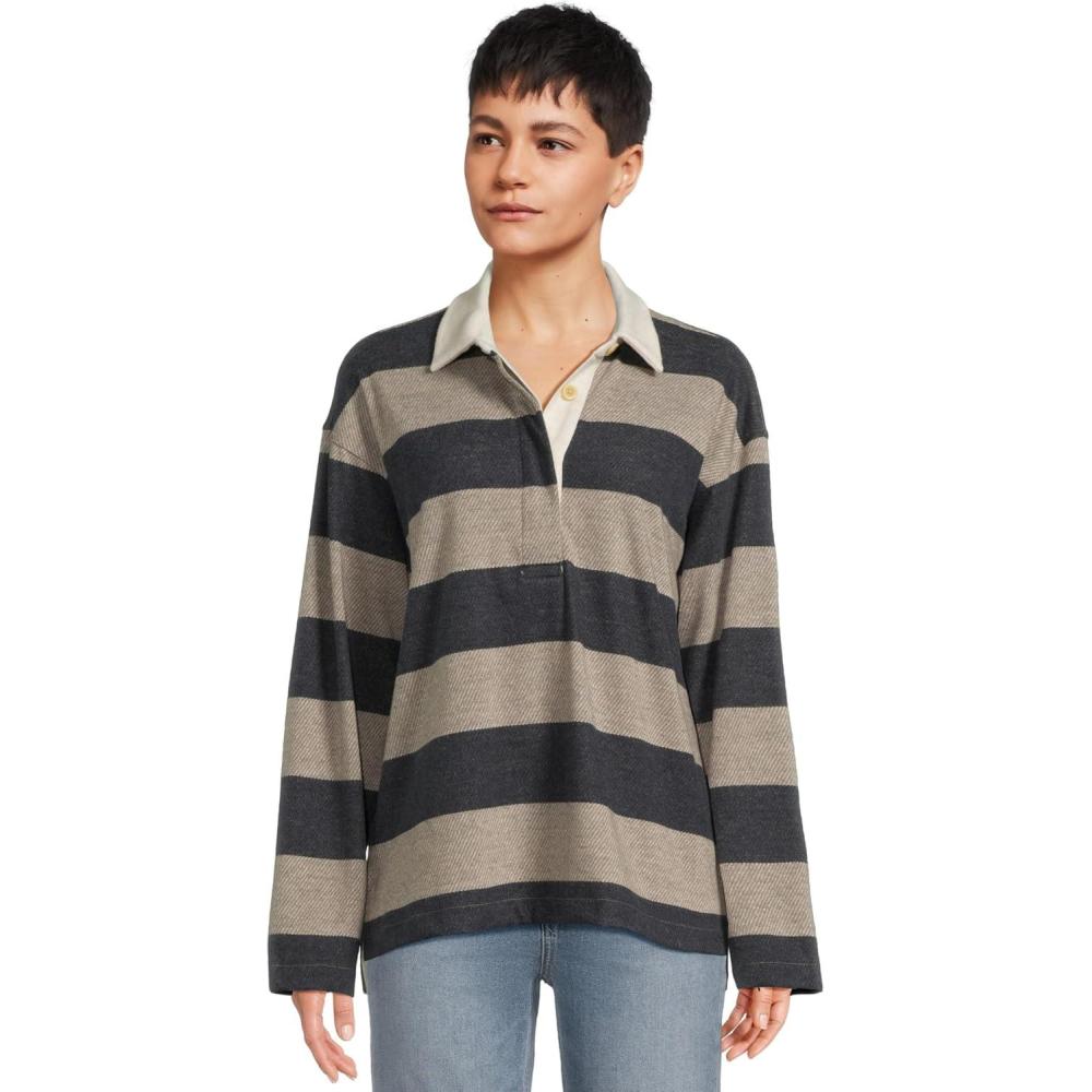 image:imageFaherty womens Legend Sweater Rugby PopoverNavy Rugby