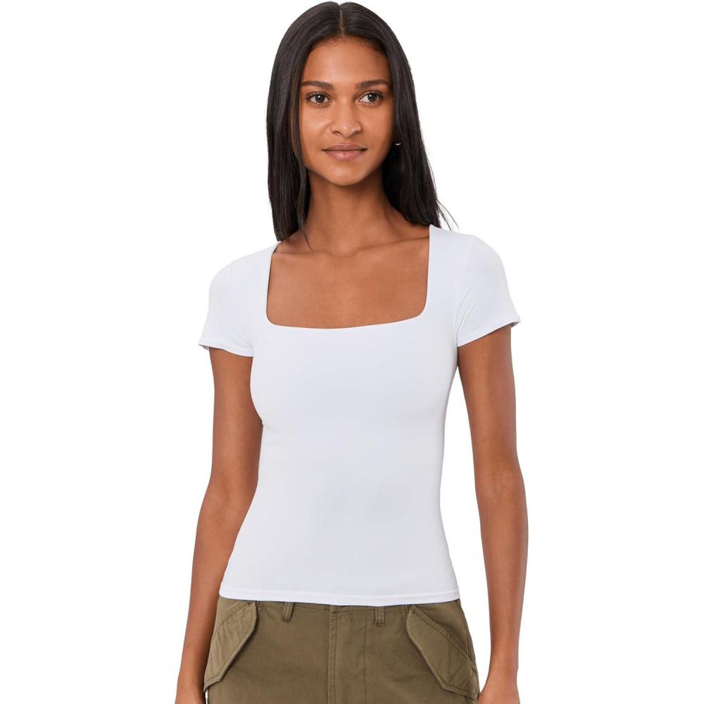 image:imageFree People Womens Sunfade Clean Lines BabyWhite