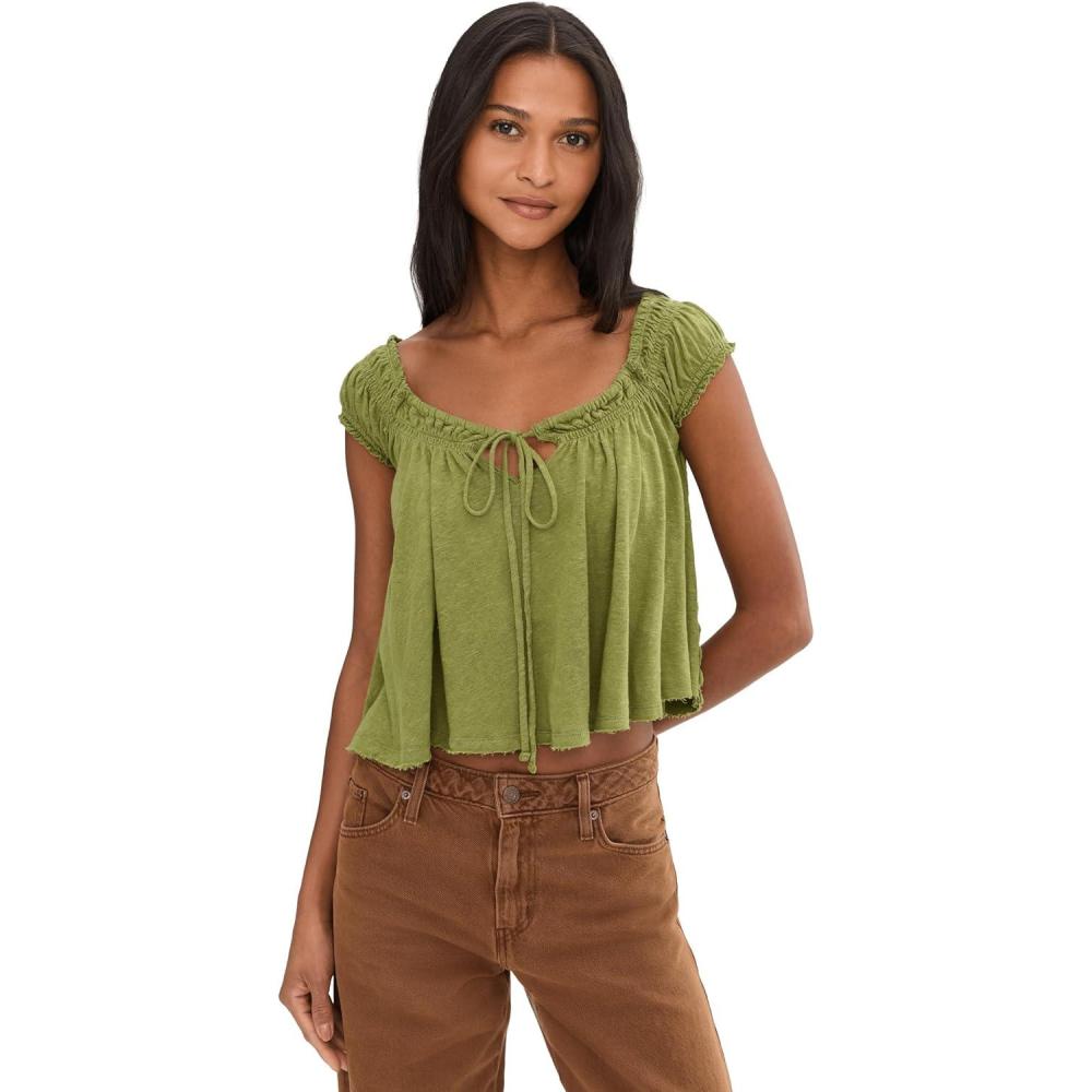 image:imageFree People Womens We The Free Dahlia TeeCardamon Seed
