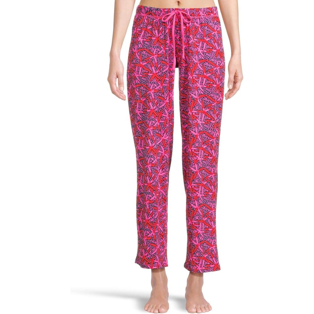 image:imageLilly Pulitzer womens Pj Knit PantsPassion Fruit Pink Star Searching
