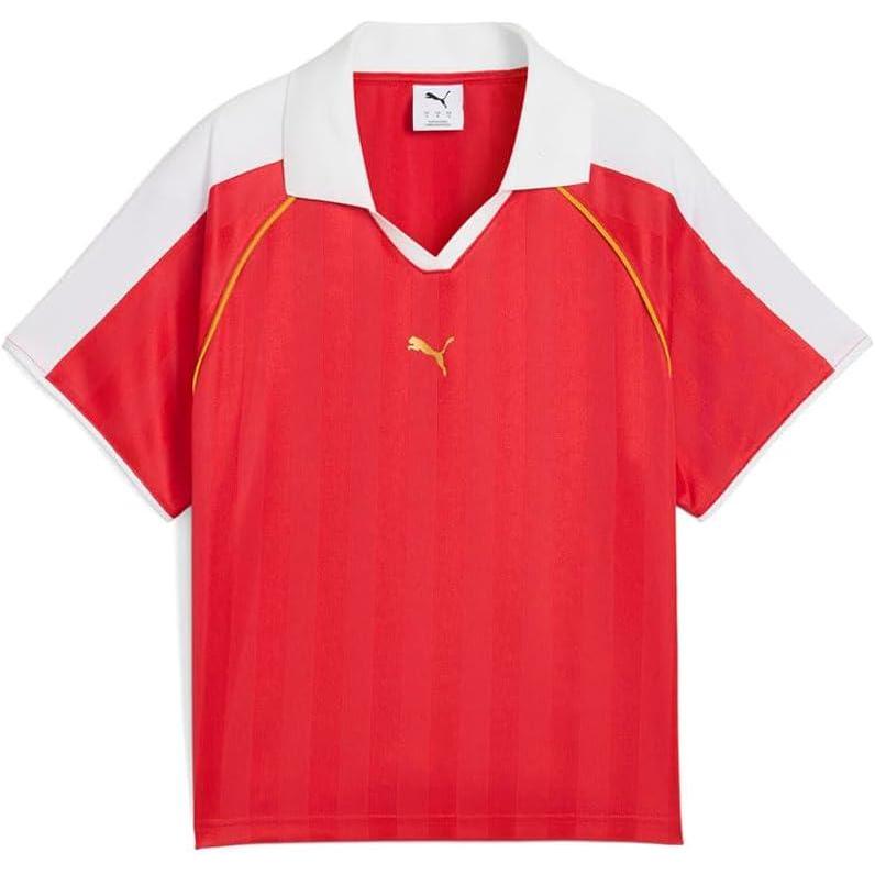 image:imagePUMA Womens T7 Relaxed Soccer JerseyFor All Time Red
