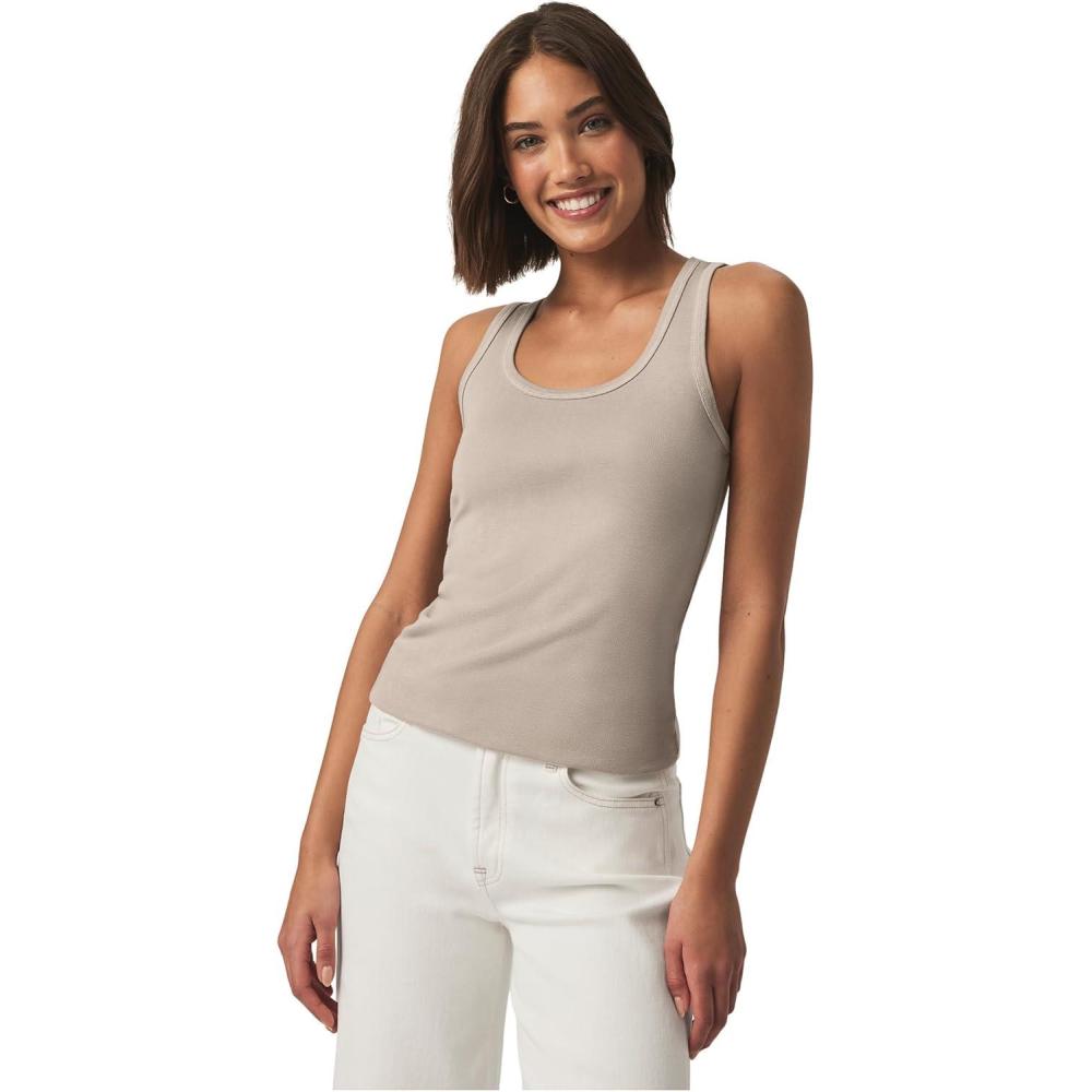 image:imageSplendid Womens 1x1 Classic Tank TopFawn