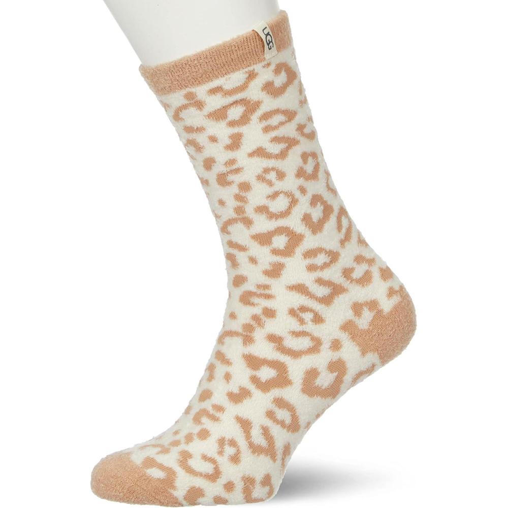image:imageUGG Womens Leslie Graphic Crew SockNatural Leopard