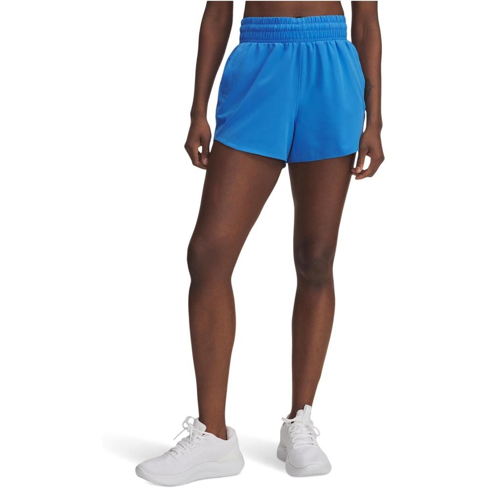 image:imageUnder Armour Womens Flex Woven 3 Inch ShortsBlue AtlantisBlue Atlantis