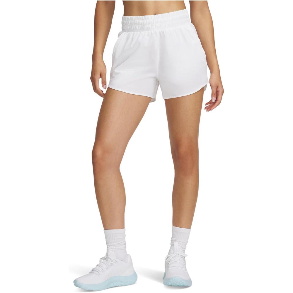 image:imageUnder Armour Womens Flex Woven 3 Inch ShortsWhiteWhite