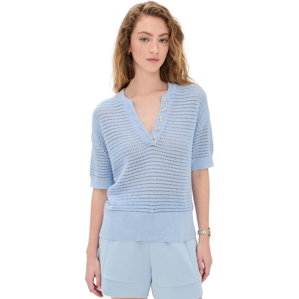 image:imageVarley Womens Callie Knit TopCashmere Blue