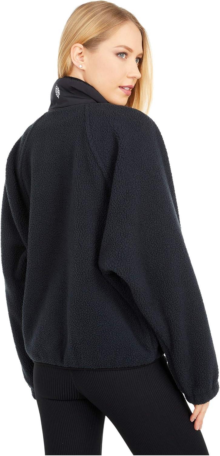 image:imageFP Movement Hit The Slopes Jacket for Women Pure Polyester Fabrication Long Sleeves with Stretch Cuffs Black MD Womens 810 One Size