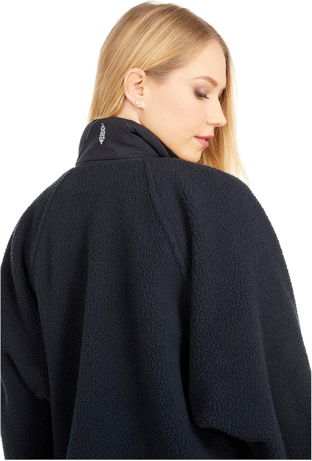 image:imageFP Movement Hit The Slopes Jacket for Women Pure Polyester Fabrication Long Sleeves with Stretch Cuffs Black MD Womens 810 One Size