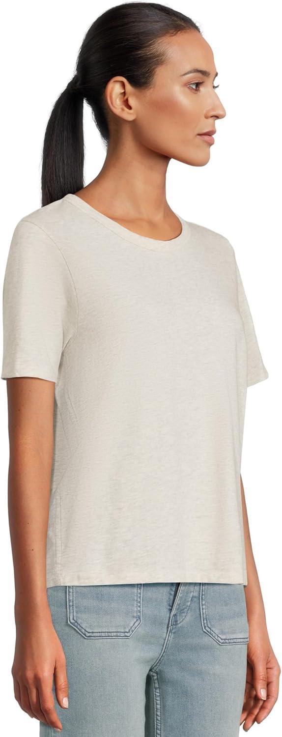 image:imageFaherty Womens Sunwashed Essential TeeIsland Dune Heather