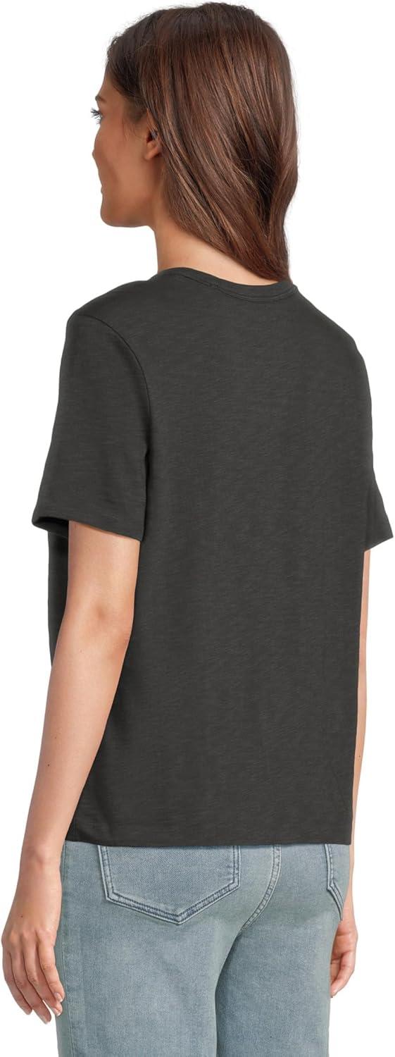 image:imageFaherty Womens Sunwashed Essential TeeWashed Black