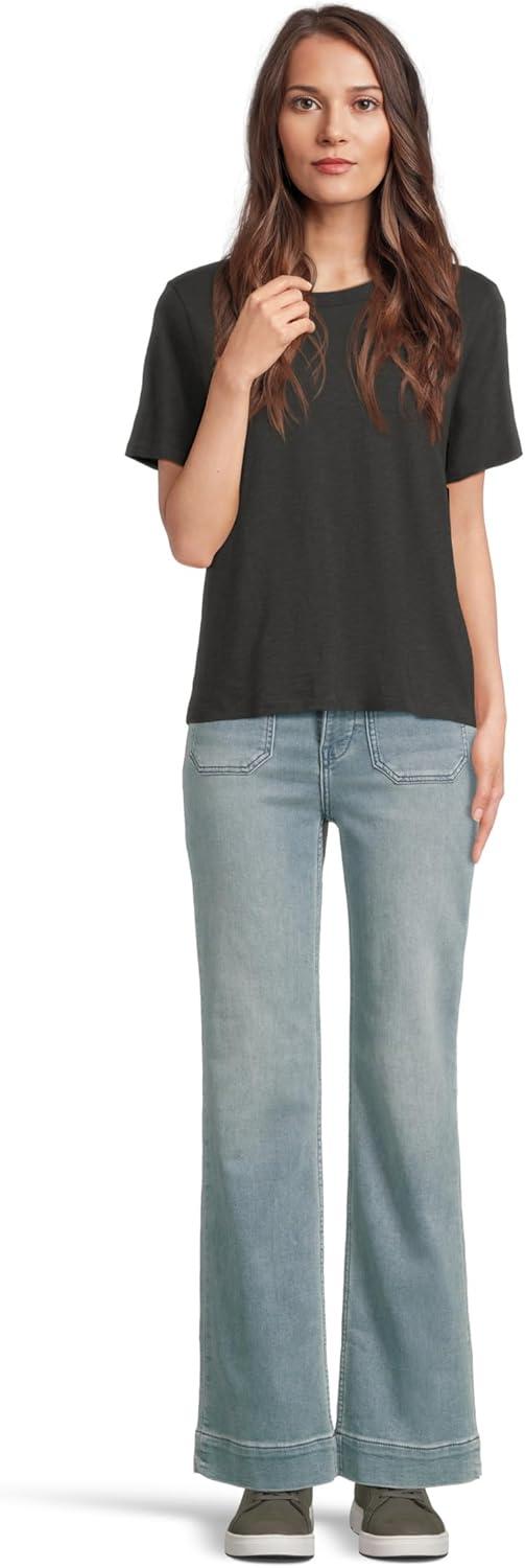 image:imageFaherty Womens Sunwashed Essential TeeWashed Black