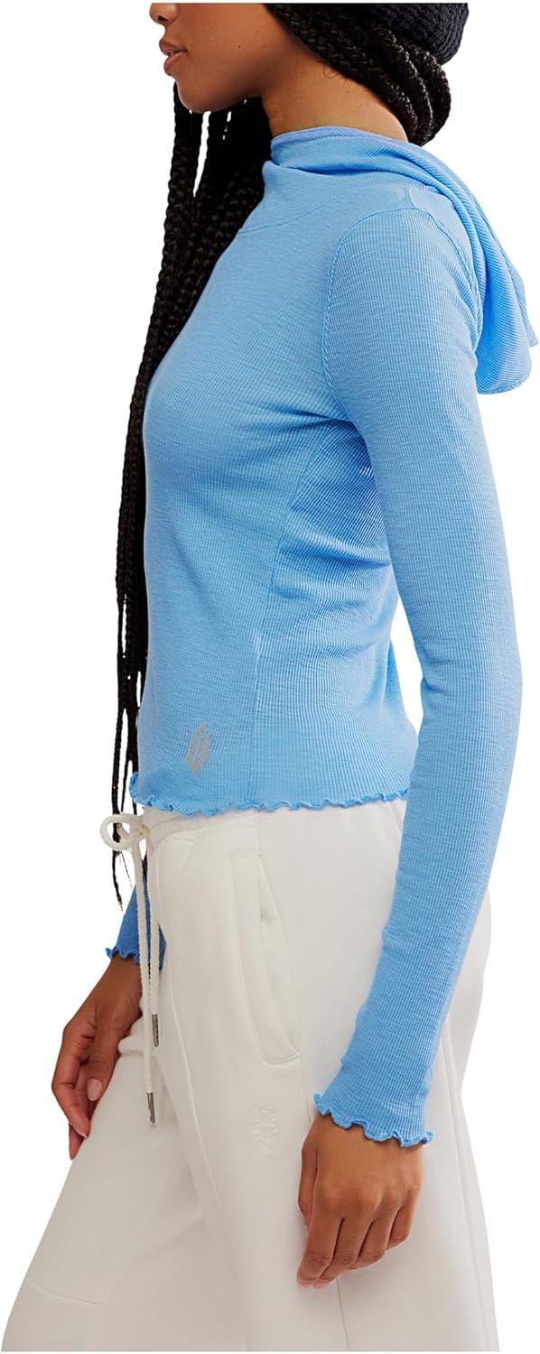 image:imageFree People Womens Breathe Easy Long SleeveRiviera Blue