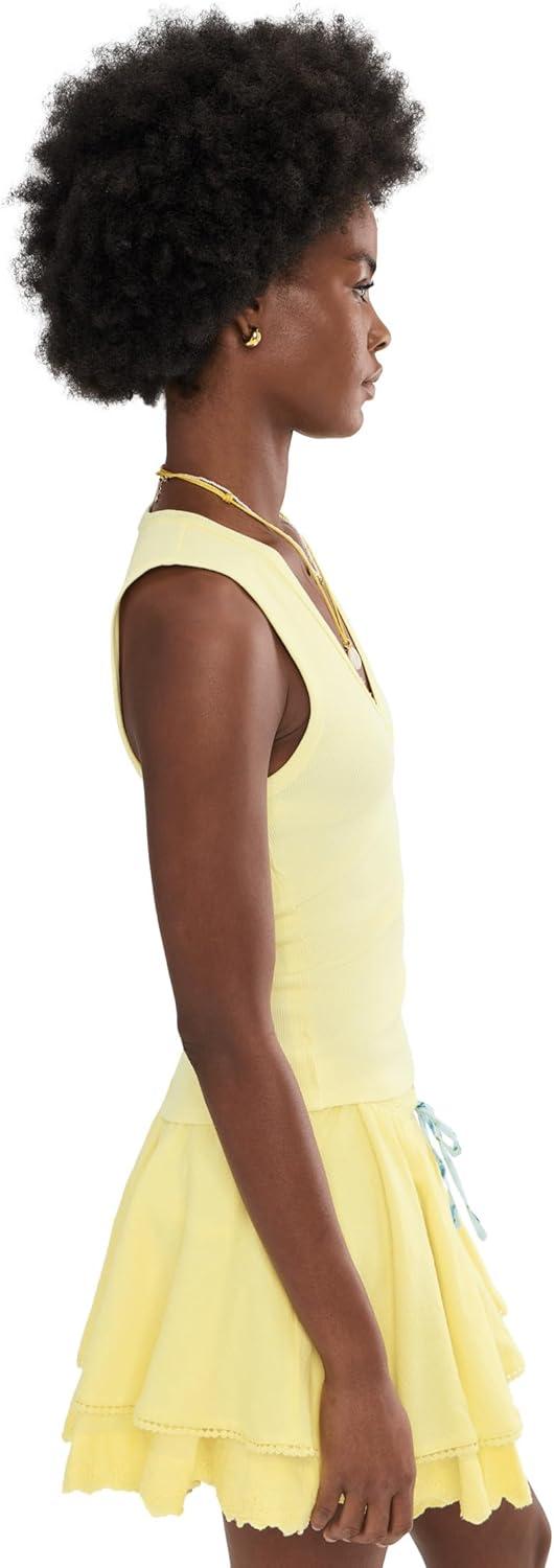image:imageFree People Womens Neria Tank Lemon Water Medium