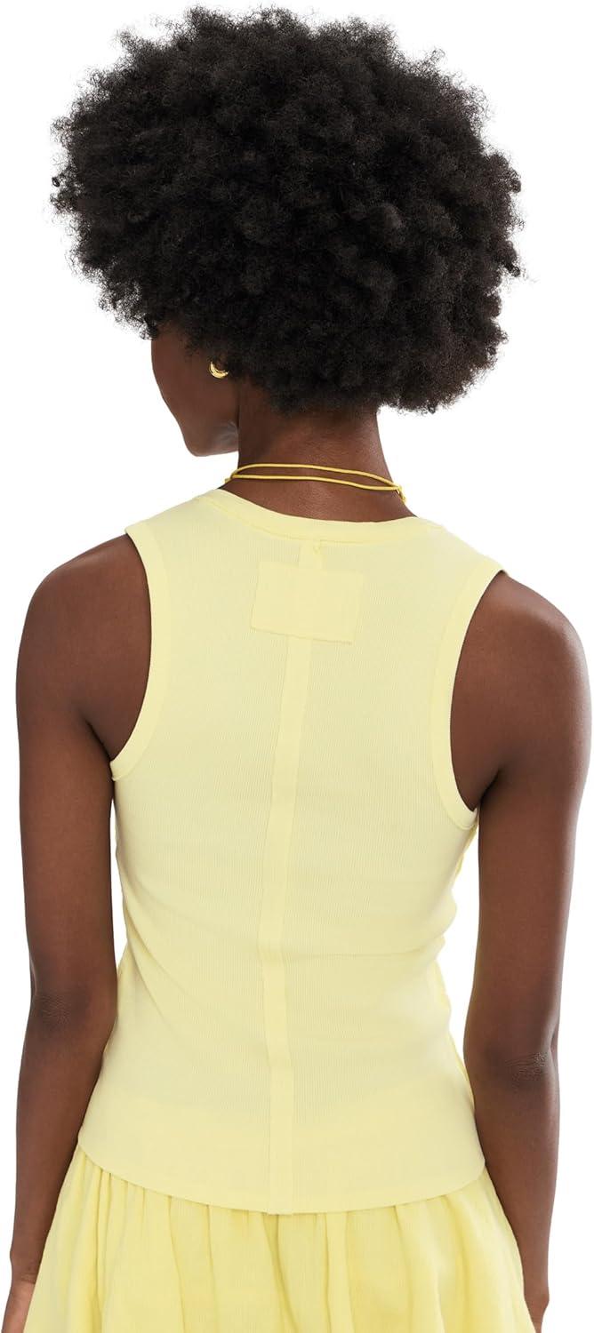 image:imageFree People Womens Neria Tank Lemon Water Medium