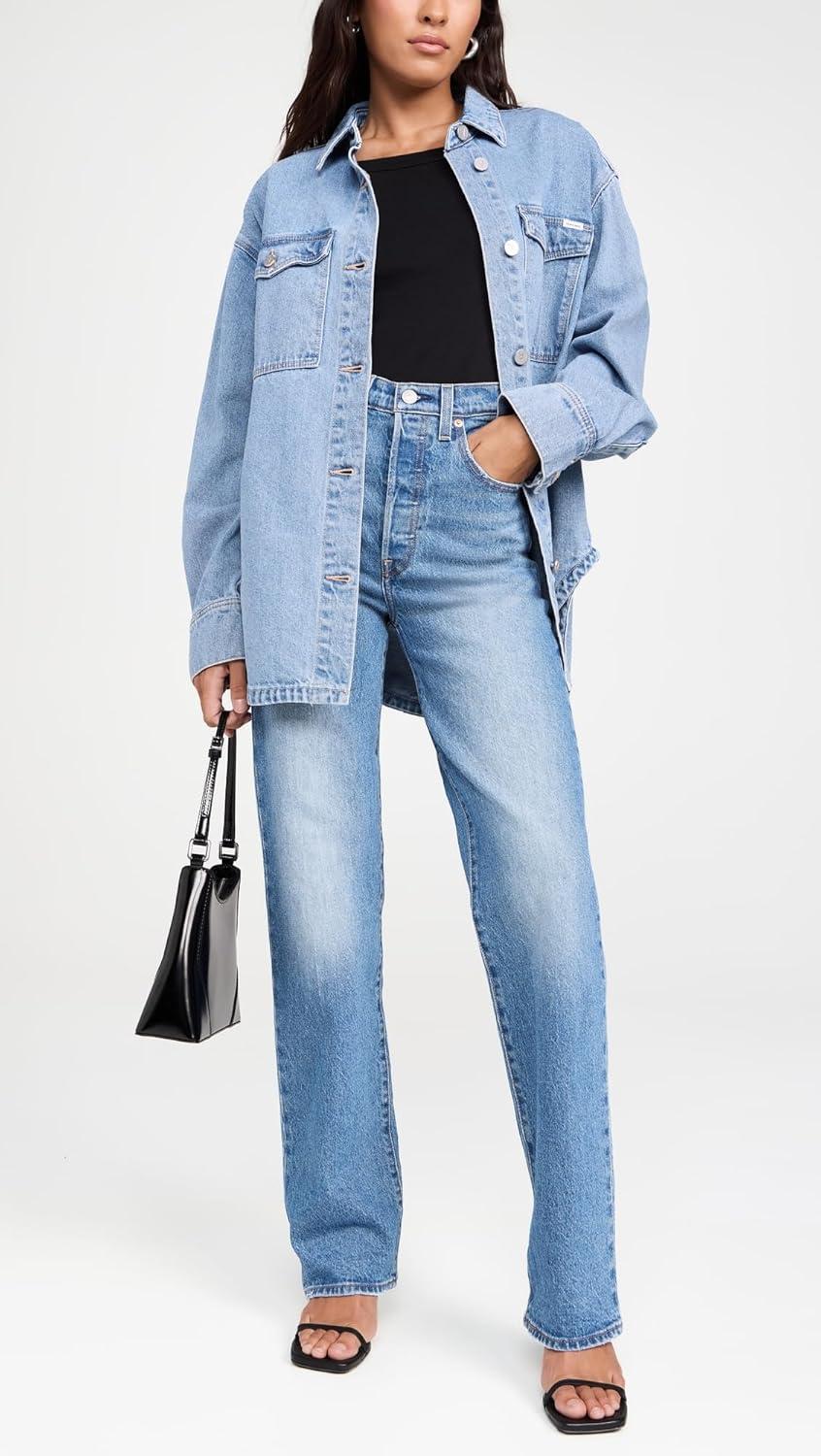 image:imageLevis Womens Ribcage Full Length JeansDance Around