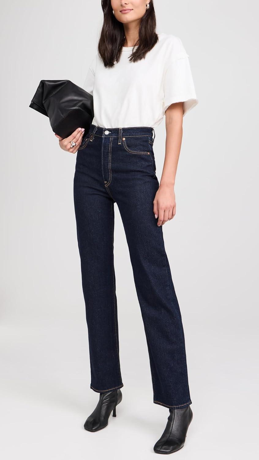 image:imageLevis Womens Ribcage Full Length JeansSmall Course