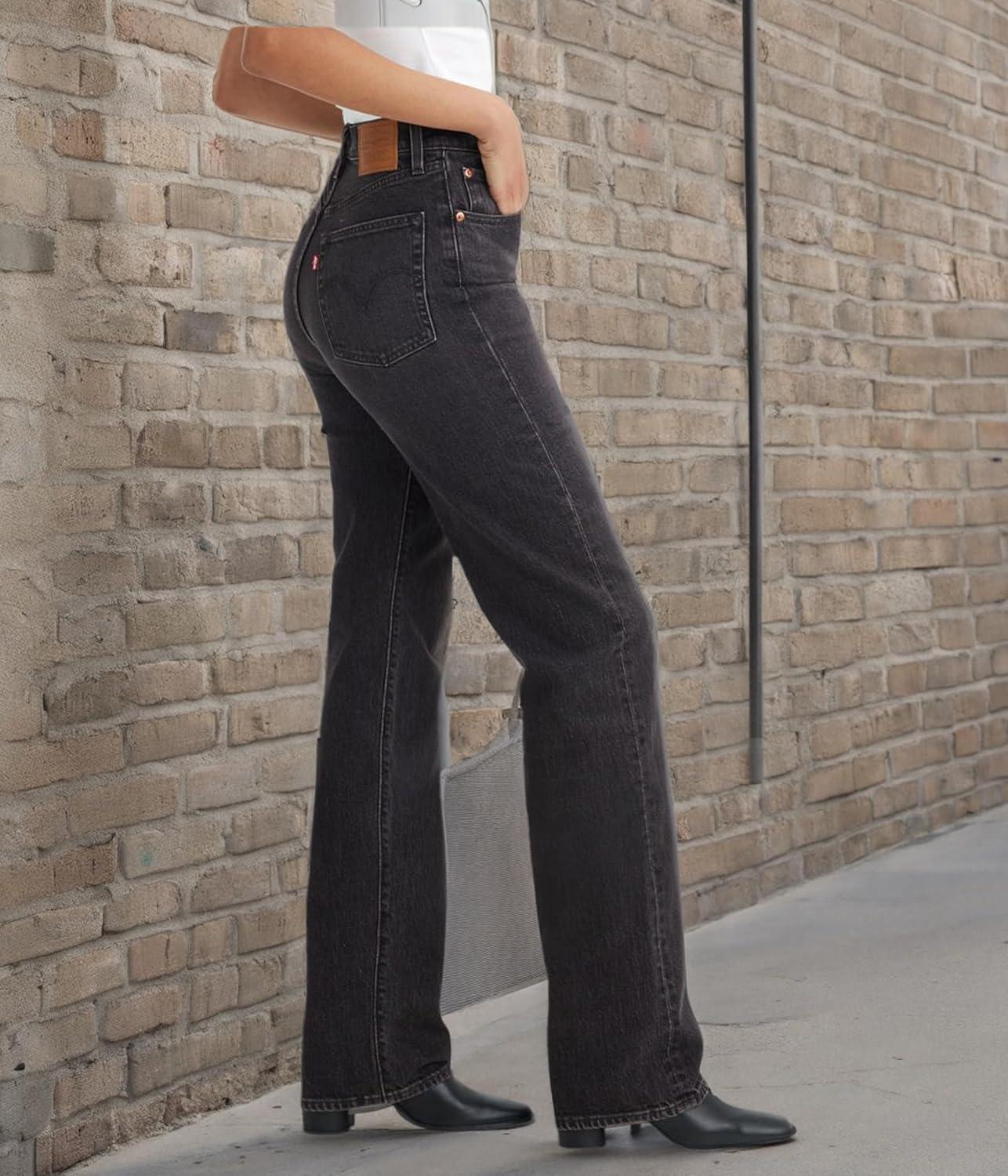 image:imageLevis Womens Ribcage Full Length JeansStatic Noise Overload
