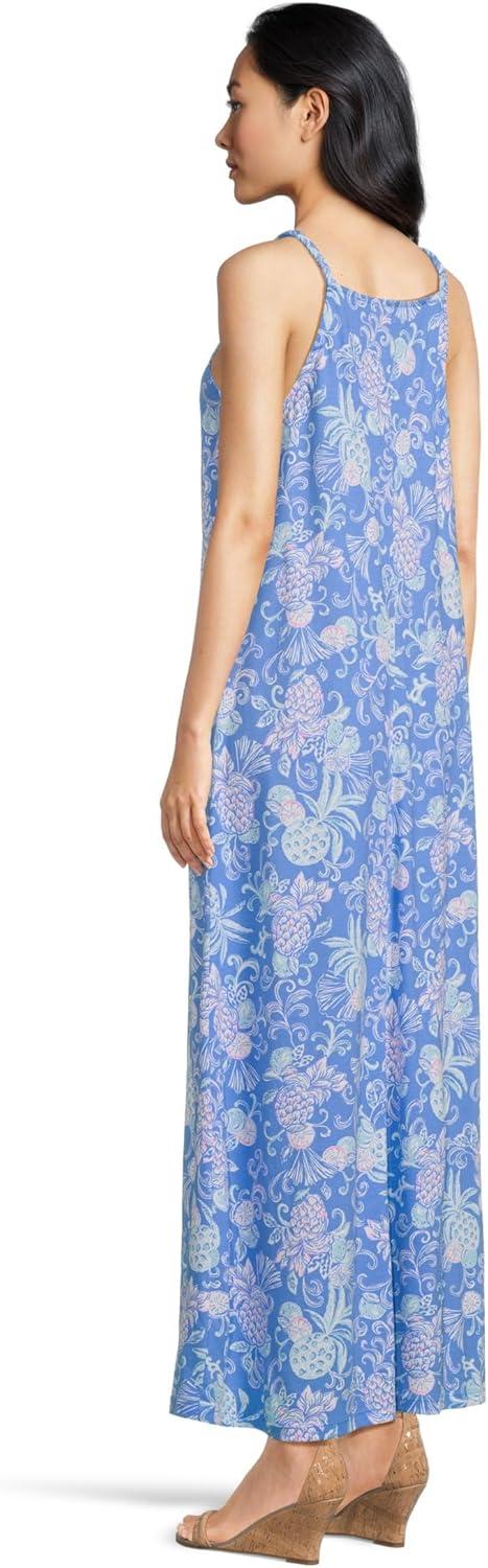 image:imageLilly Pulitzer Womens Kyleigh Maxi DressSunwashed Blue Citrus Crush