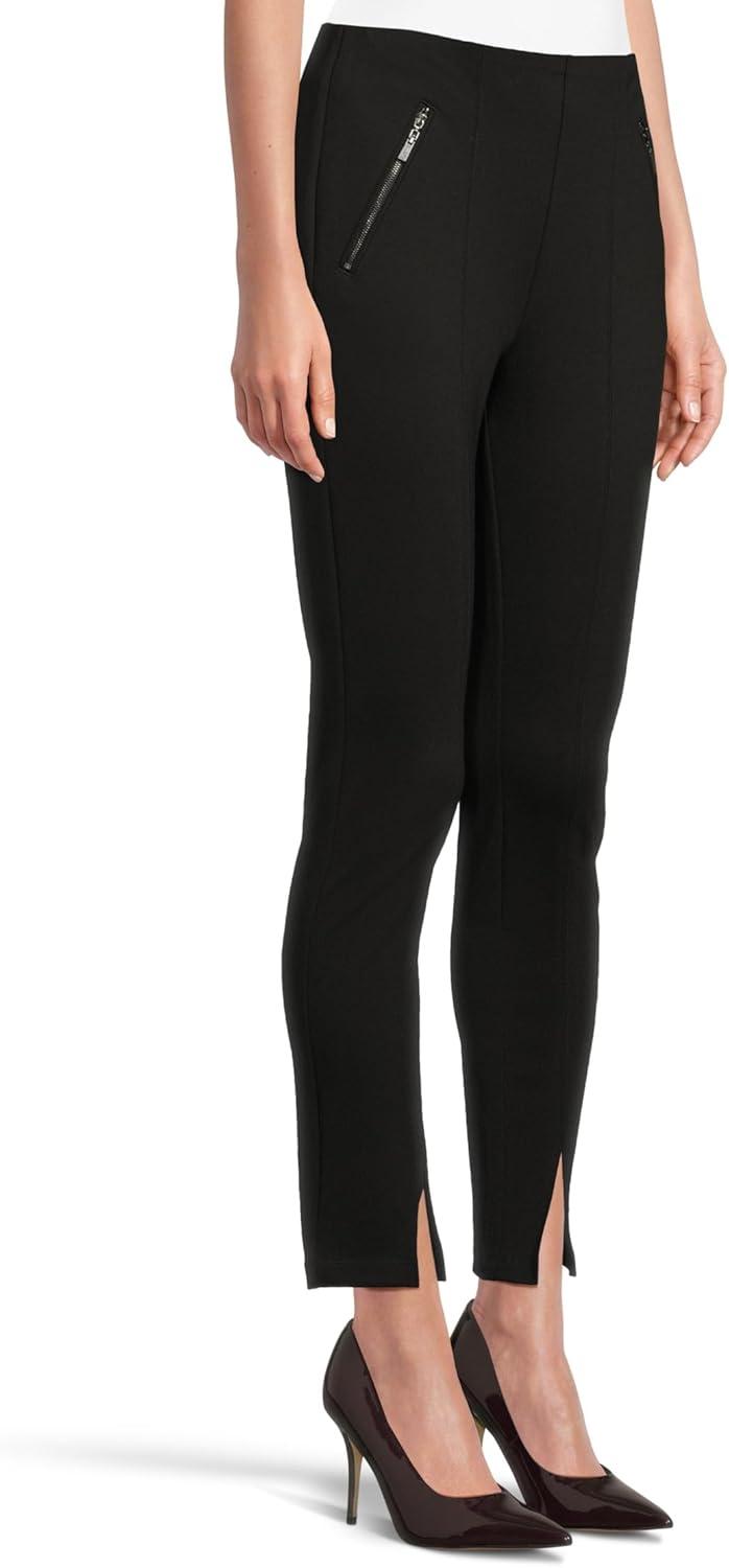 image:imageLiverpool Womens HighRise Pullon Legging WSlit HemBlack