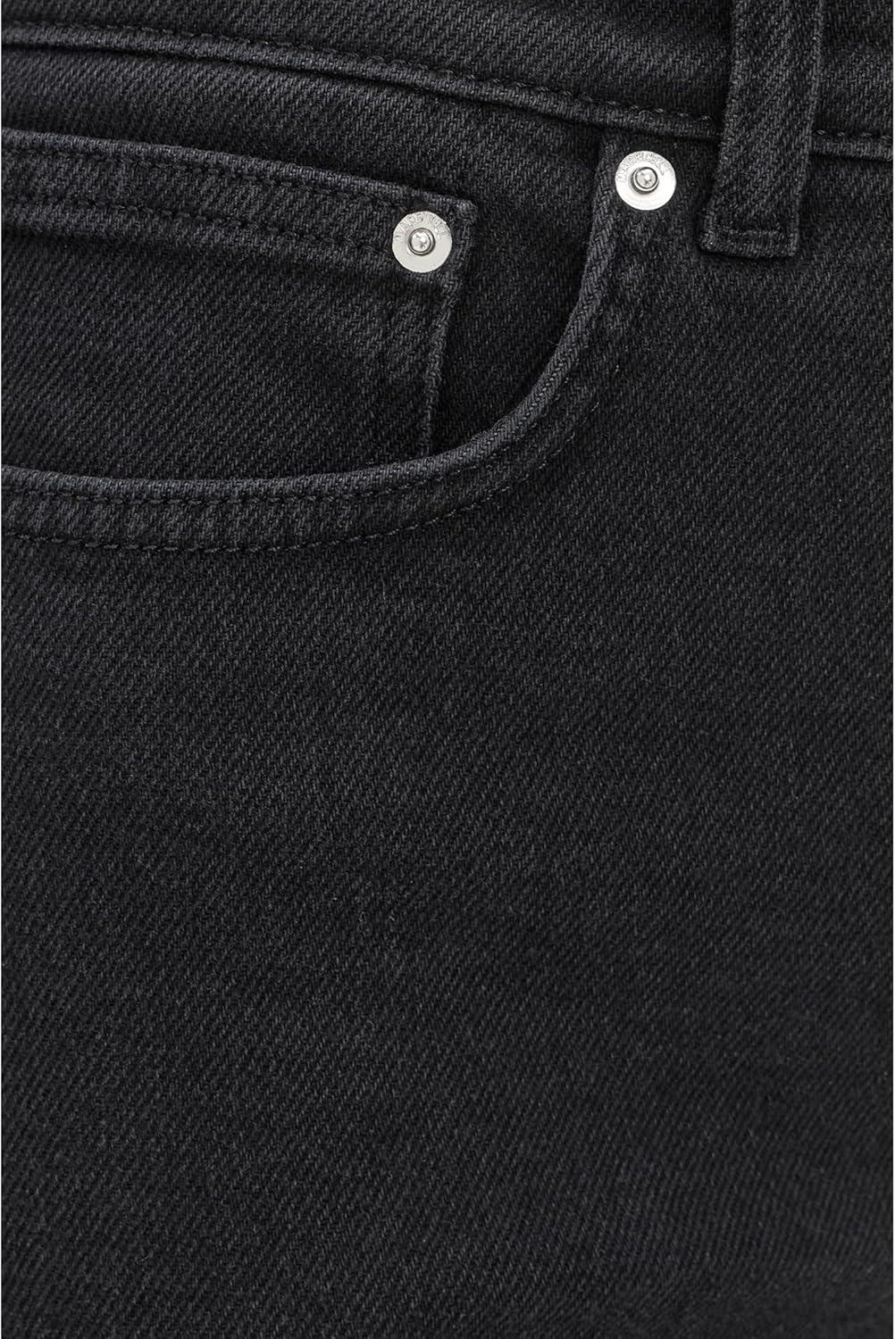 image:imageMadewell Womens The WideLeg Jean in Black FrostBlack Frost