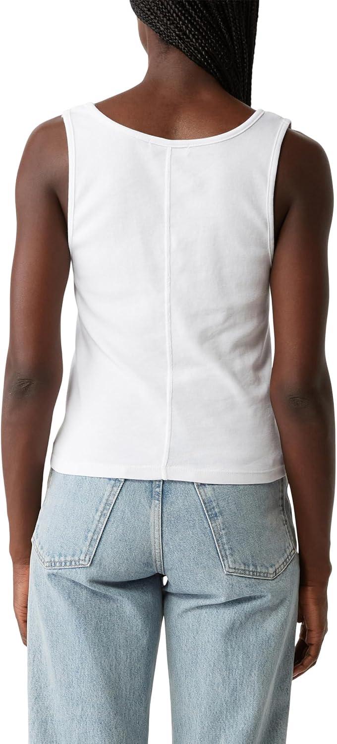 image:imageMichael Stars Womens Sloan VNeck TankWhite