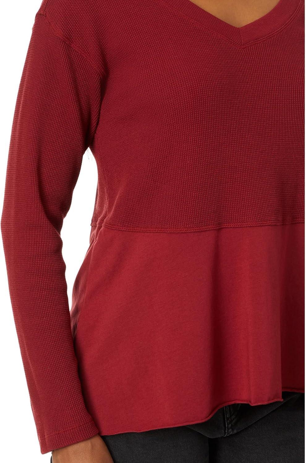 image:imageModODoc Womens Long Sleeve Shark Bite TopMaple Sugar