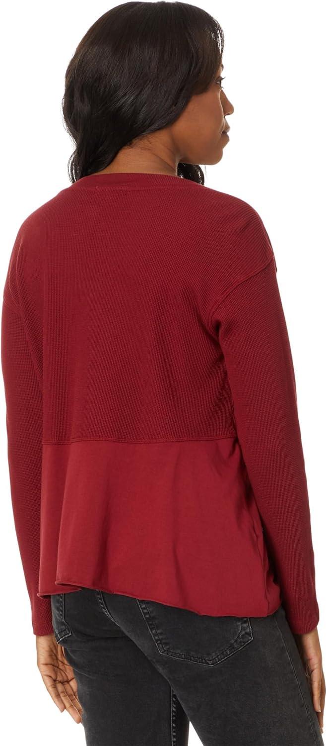 image:imageModODoc Womens Long Sleeve Shark Bite TopMaple Sugar