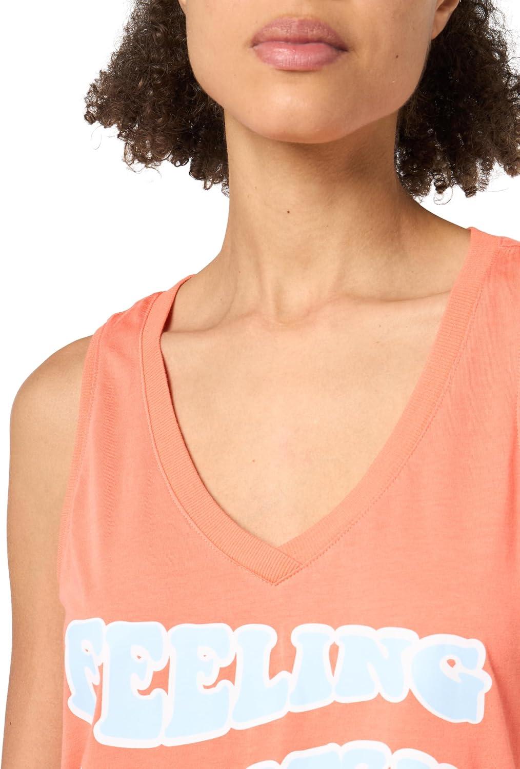 image:imagePJ Salvage Womens Loungewear Playful Prints TankOrange Spritz