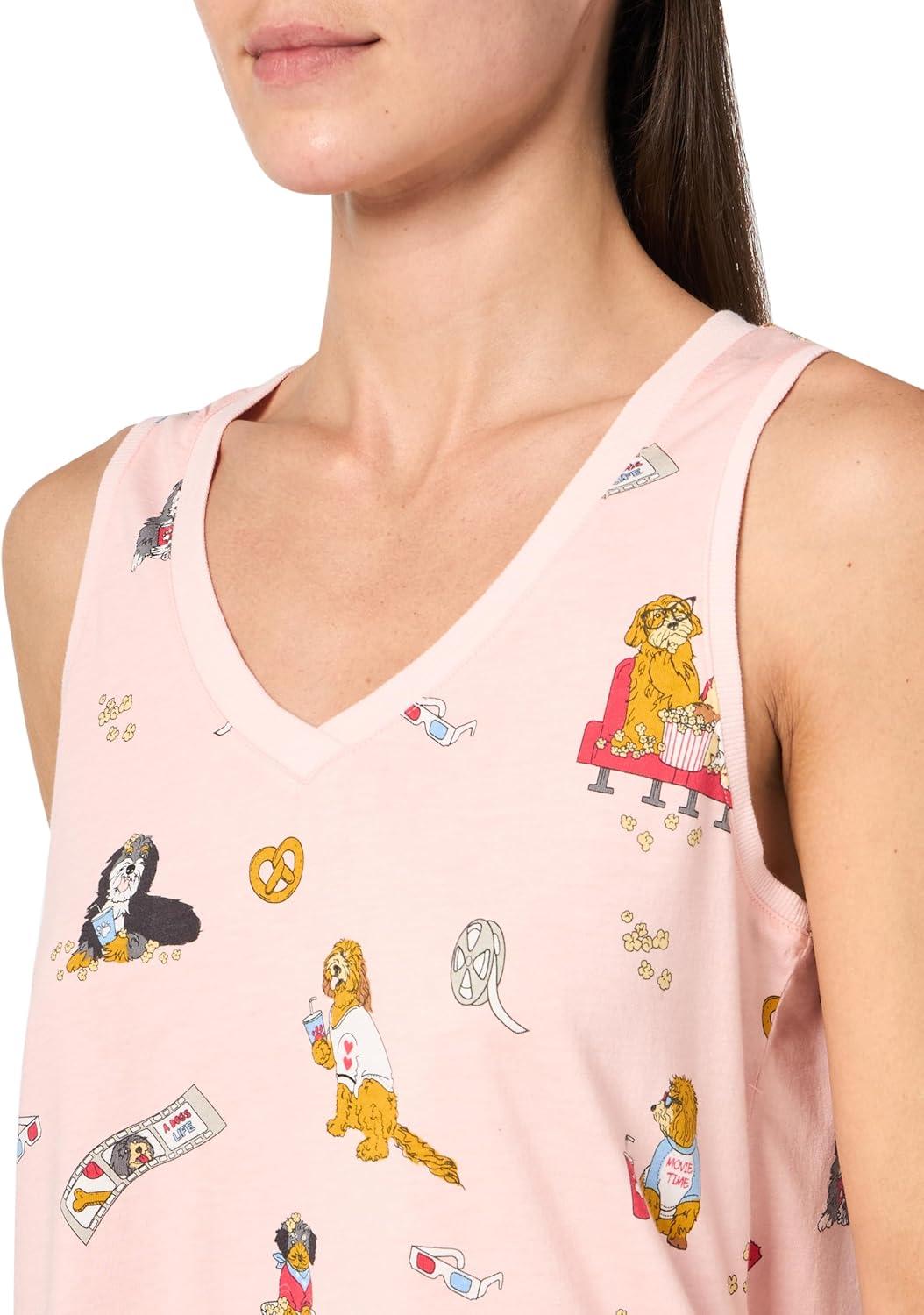 image:imagePJ Salvage Womens Loungewear Playful Prints TankPink Tint