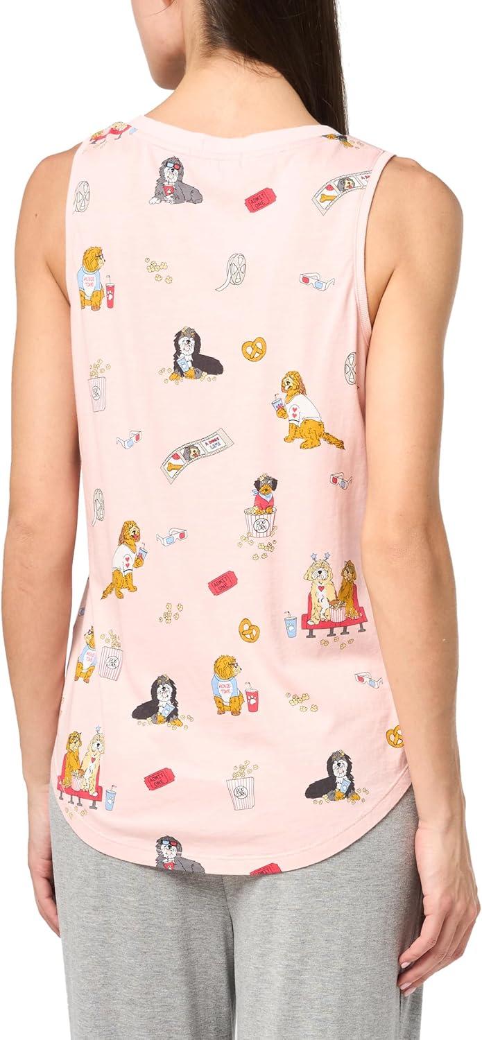 image:imagePJ Salvage Womens Loungewear Playful Prints TankPink Tint