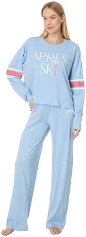 image:imagePJ Salvage womens Cotton Modal Jersey Softee Pajama SetApres SkiDusty Blue