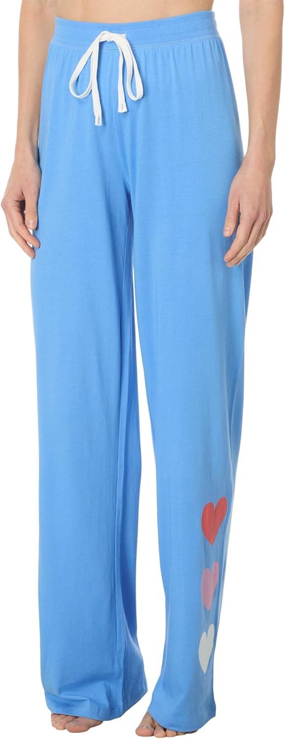 image:imagePJ Salvage womens Cotton Modal Jersey Softee Pajama SetBright Blue Love and Peace