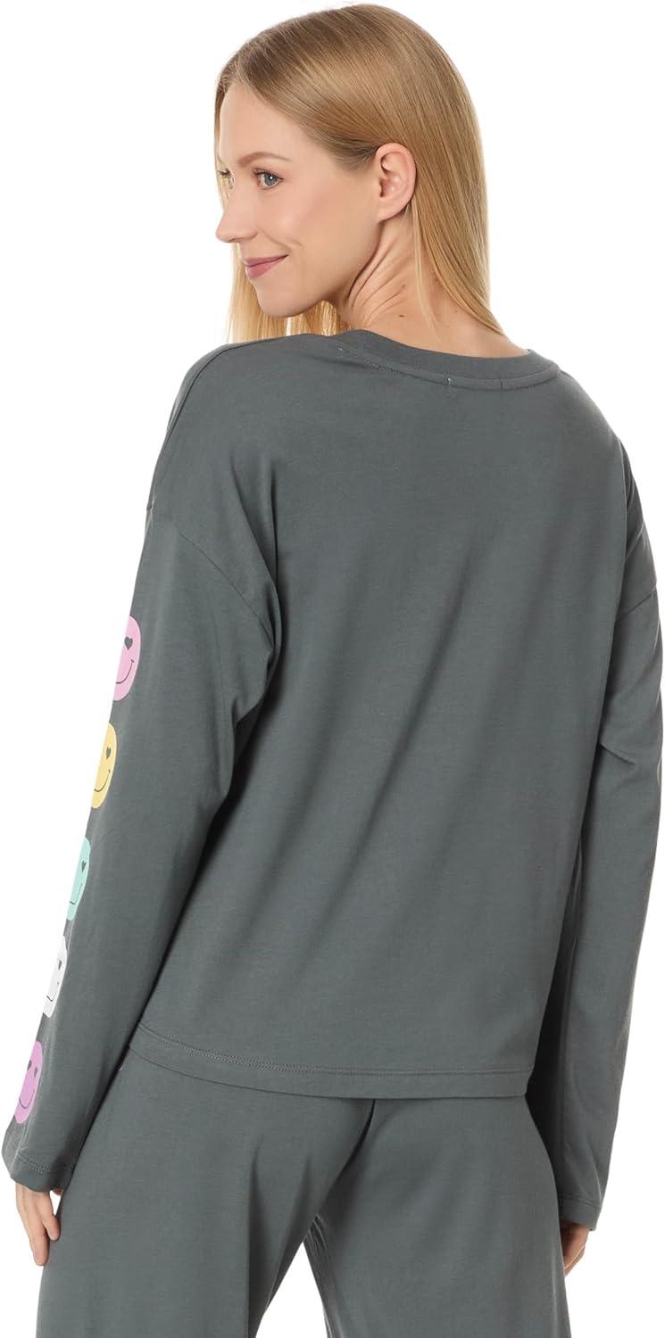 image:imagePJ Salvage womens Cotton Modal Jersey Softee Pajama SetCharcoal Be Kind