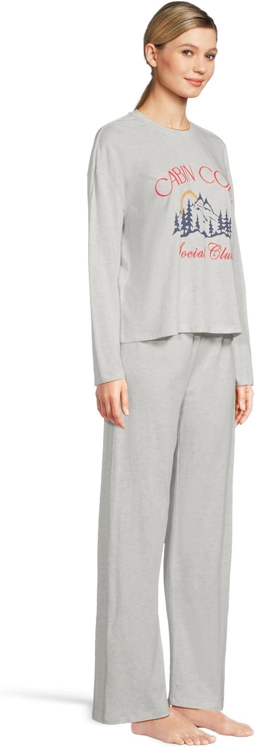image:imagePJ Salvage womens Cotton Modal Jersey Softee Pajama SetHeather Cloud