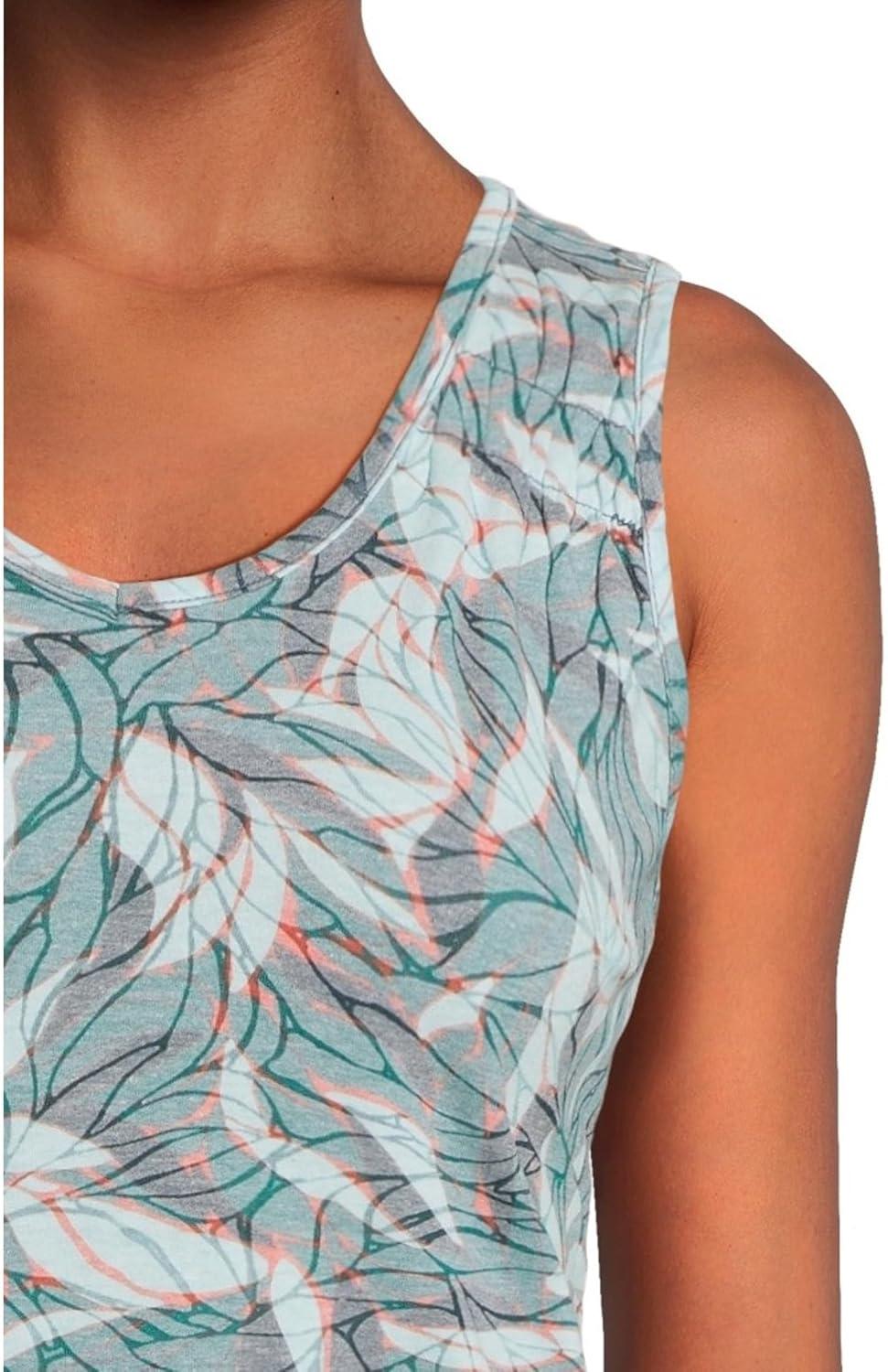 image:imageRoyal Robbins Womens Featherweight TankPacific Blue Presidio Print