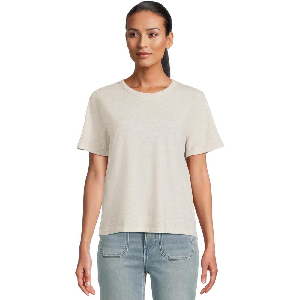 image:imageFaherty Womens Sunwashed Essential TeeIsland Dune Heather