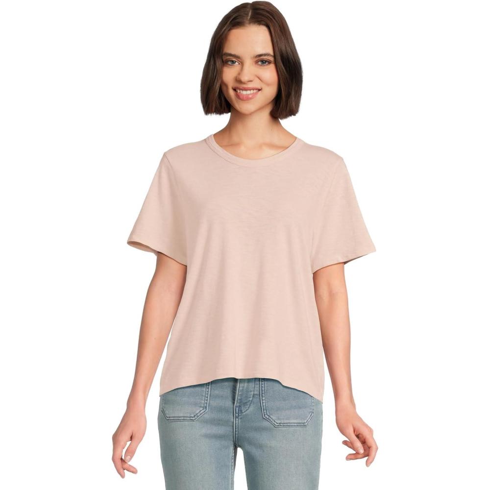 image:imageFaherty Womens Sunwashed Essential TeePeach Whip