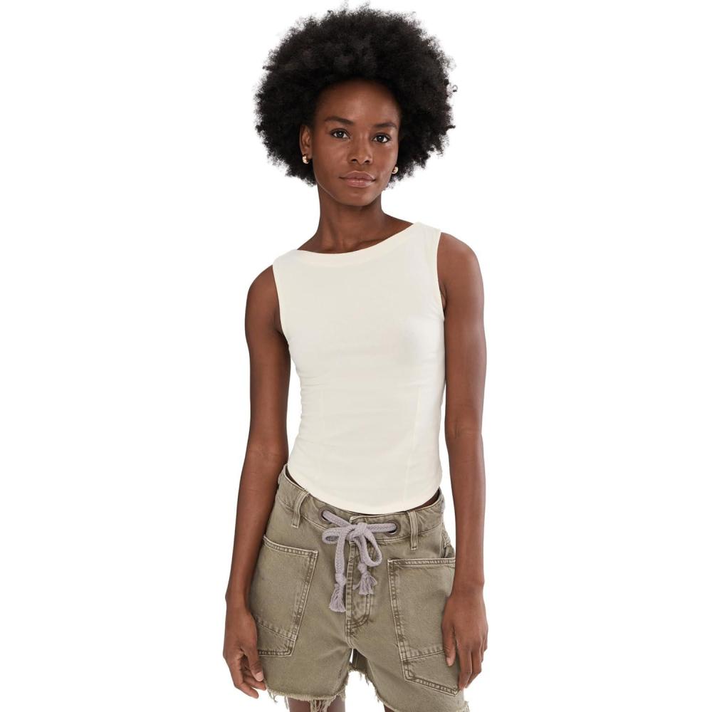 image:imageFree People Womens Iconic TankWhisper White