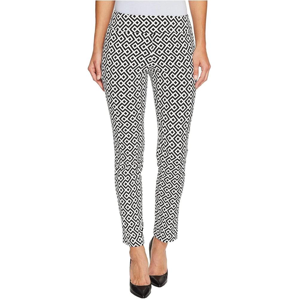 image:imageKrazy Larry Womens Pull on AnkleBlackWhite Geometric Print