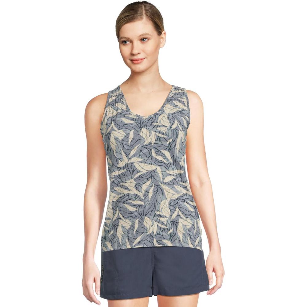 image:imageRoyal Robbins Womens Featherweight TankDeep Blue Presidio Print